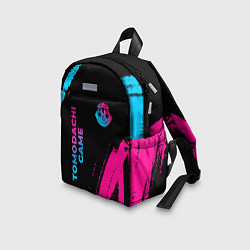 Детский рюкзак Tomodachi Game - neon gradient: надпись, символ, цвет: 3D-принт — фото 2