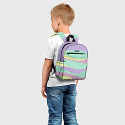 Детский рюкзак Абстракция из цветных разводов, цвет: 3D-принт — фото 2
