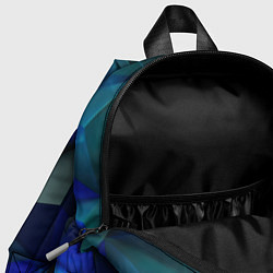 Детский рюкзак Juventus blue abstract logo, цвет: 3D-принт — фото 2