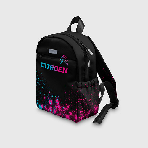 Детский рюкзак Citroen - neon gradient: символ сверху / 3D-принт – фото 3
