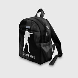 Детский рюкзак Counter Strike glitch на темном фоне, цвет: 3D-принт — фото 2