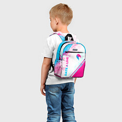 Детский рюкзак Date A Live neon gradient style: надпись, символ, цвет: 3D-принт — фото 2