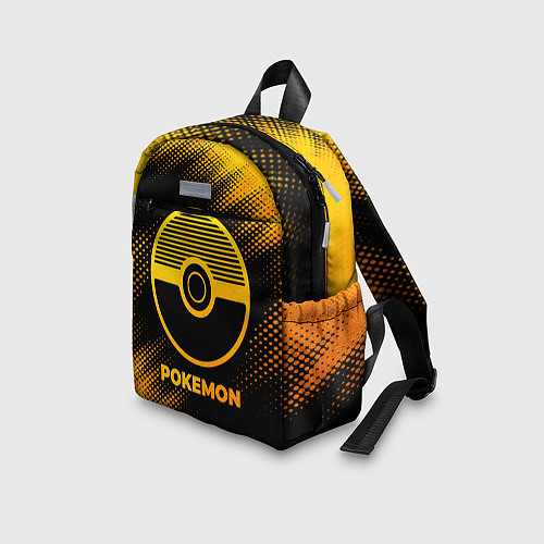 Детский рюкзак Pokemon - gold gradient / 3D-принт – фото 3