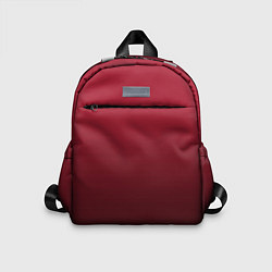 Детский рюкзак Градиент цвета тёмный кабаре, цвет: 3D-принт