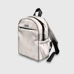 Детский рюкзак Бежевый треугольный, цвет: 3D-принт — фото 2
