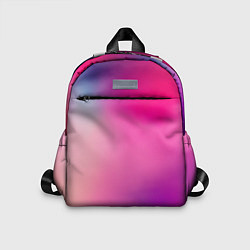 Детский рюкзак Футболка розовая палитра, цвет: 3D-принт