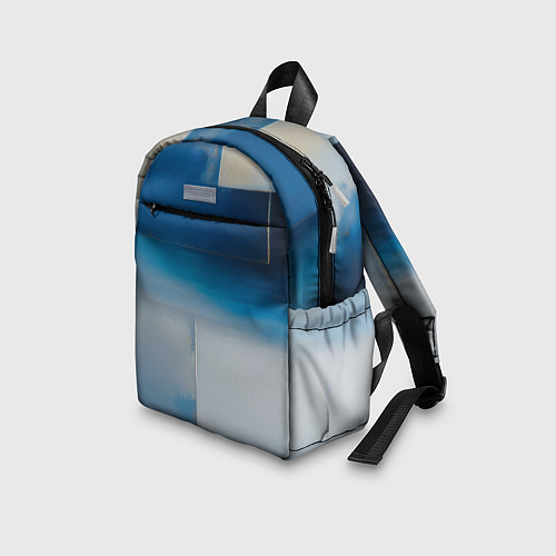 Детский рюкзак Синяя палитра / 3D-принт – фото 3