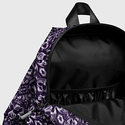 Детский рюкзак Фиолетовый паттерн узоры, цвет: 3D-принт — фото 2