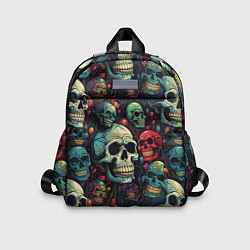 Детский рюкзак Милый skull, цвет: 3D-принт