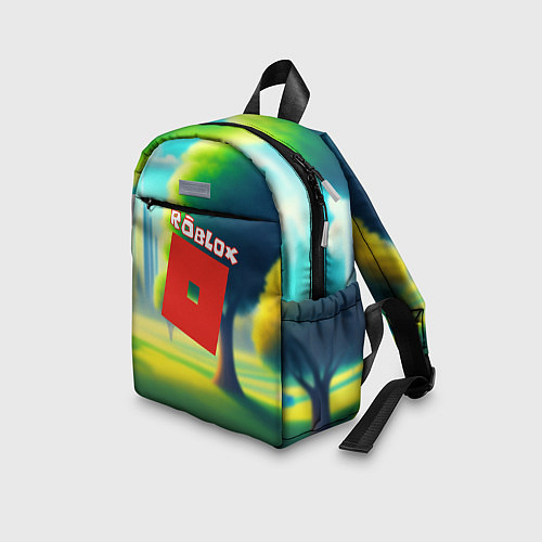 Детский рюкзак Роблокс пейзаж / 3D-принт – фото 3