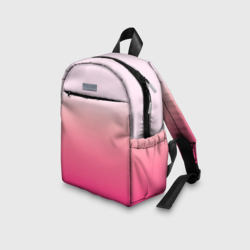 Детский рюкзак Оттенки розового градиент / 3D-принт – фото 3