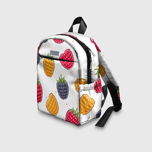 Детский рюкзак Разноцветная малина / 3D-принт – фото 3