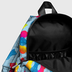 Детский рюкзак Коты звездные и веточки, цвет: 3D-принт — фото 2
