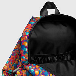 Детский рюкзак Разноцветные пузырики узор, цвет: 3D-принт — фото 2