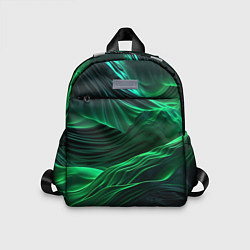 Детский рюкзак Зеленая абстракция, цвет: 3D-принт