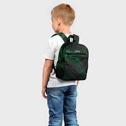Детский рюкзак Dark green texture, цвет: 3D-принт — фото 2