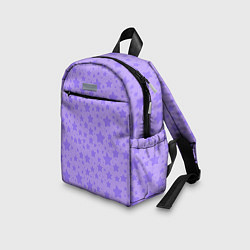 Детский рюкзак Звёздный нежный сиреневый, цвет: 3D-принт — фото 2