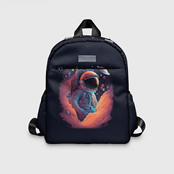 Детский рюкзак Космонавт в космических облаках, цвет: 3D-принт