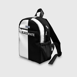 Детский рюкзак Black white, цвет: 3D-принт — фото 2