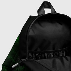 Детский рюкзак Зеленый разряд молнии, цвет: 3D-принт — фото 2