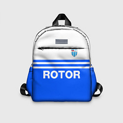 Детский рюкзак ФК Ротор - синии линии, цвет: 3D-принт