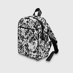 Детский рюкзак Чёрно-белая сеть, цвет: 3D-принт — фото 2