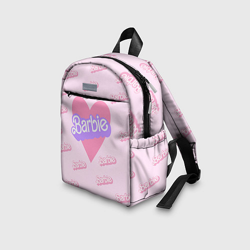Детский рюкзак Барби и розовое сердце: паттерн / 3D-принт – фото 3