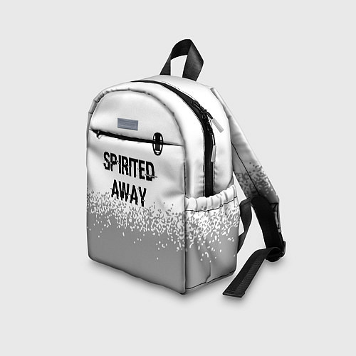 Детский рюкзак Spirited Away glitch на светлом фоне: символ сверх / 3D-принт – фото 3