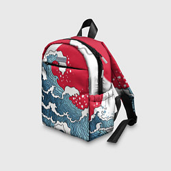 Детский рюкзак Страна восходящего солнца - большая волна, цвет: 3D-принт — фото 2