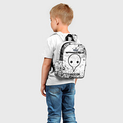 Детский рюкзак Evangelion glitch на светлом фоне, цвет: 3D-принт — фото 2