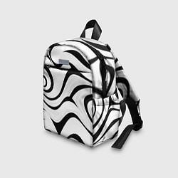 Детский рюкзак Анималистическая абстракция зебры, цвет: 3D-принт — фото 2
