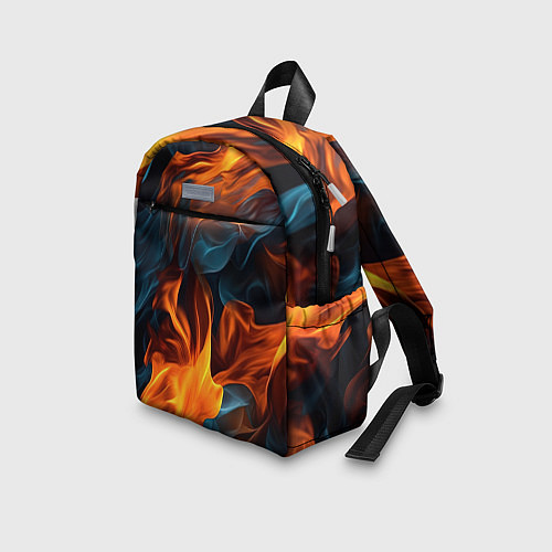 Детский рюкзак Пламя огня / 3D-принт – фото 3