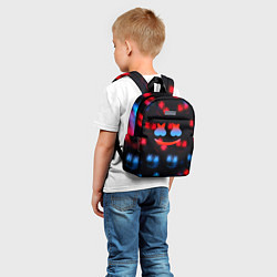 Детский рюкзак Marshmello skibidi dob dob, цвет: 3D-принт — фото 2