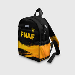 Детский рюкзак FNAF - gold gradient: символ сверху, цвет: 3D-принт — фото 2