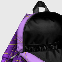 Детский рюкзак Барби в костюме скелета: паутина и фиолетовый дым, цвет: 3D-принт — фото 2