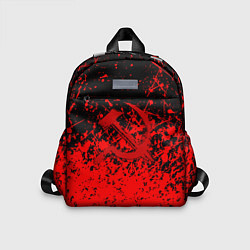 Детский рюкзак Ссср в красках серп и молот, цвет: 3D-принт