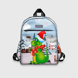 Детский рюкзак Новогодний дракон, цвет: 3D-принт