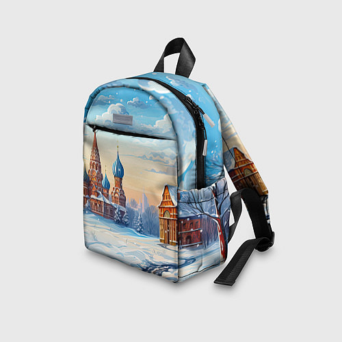 Детский рюкзак Российская зима / 3D-принт – фото 3