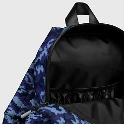 Детский рюкзак Камуфляж синий - Андрей, цвет: 3D-принт — фото 2