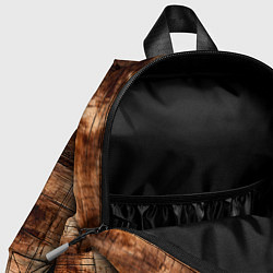 Детский рюкзак Старая деревянная обшивка, цвет: 3D-принт — фото 2