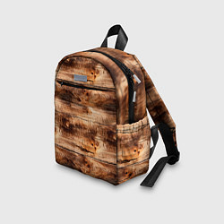 Детский рюкзак Старая деревянная обшивка, цвет: 3D-принт — фото 2