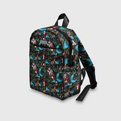 Детский рюкзак Узор из страз на темном фоне, цвет: 3D-принт — фото 2