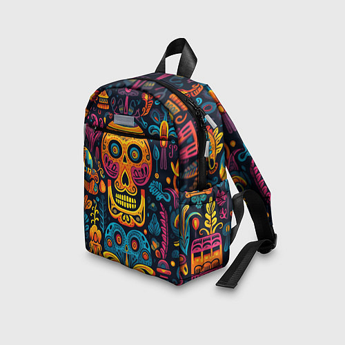 Детский рюкзак Узор в мексиканском стиле / 3D-принт – фото 3