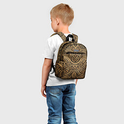Детский рюкзак Орнамент в стиле викингов, цвет: 3D-принт — фото 2