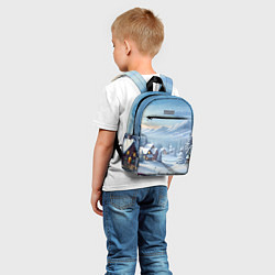 Детский рюкзак Зимнее настроение, цвет: 3D-принт — фото 2