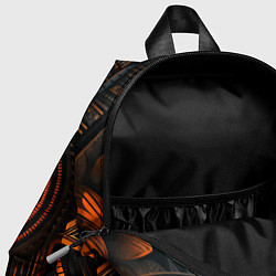 Детский рюкзак Орнамент в африканском стиле на тёмном фоне, цвет: 3D-принт — фото 2
