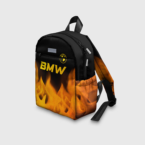 Детский рюкзак BMW - gold gradient посередине / 3D-принт – фото 3