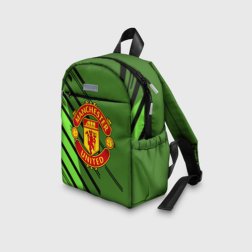 Детский рюкзак ФК Манчестер Юнайтед спорт / 3D-принт – фото 3