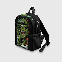 Детский рюкзак Зеленый дракон символ года, цвет: 3D-принт — фото 2