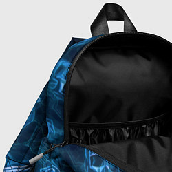Детский рюкзак Синие черепа и кости, цвет: 3D-принт — фото 2